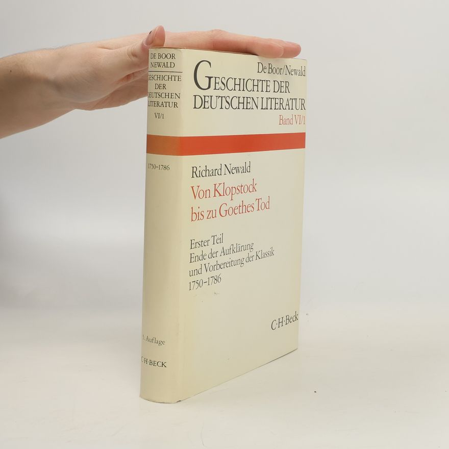 Helmut de Boor Geschichte der deutschen Literatur von den Anfängen bis zur Gegenwart