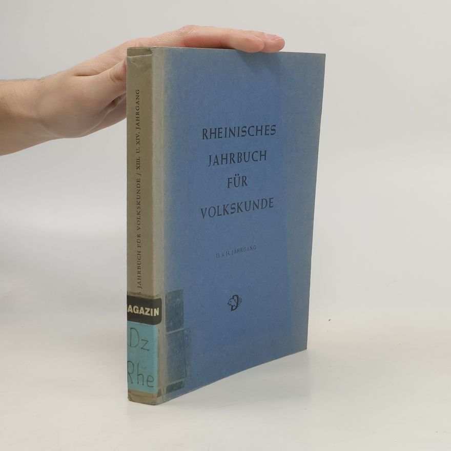 AA.VV. Rheinisches Jahrbuch für Volkskunde 13-14