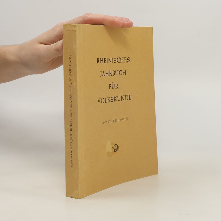 AA.VV. Rheinisches Jahrbuch für Volkskunde