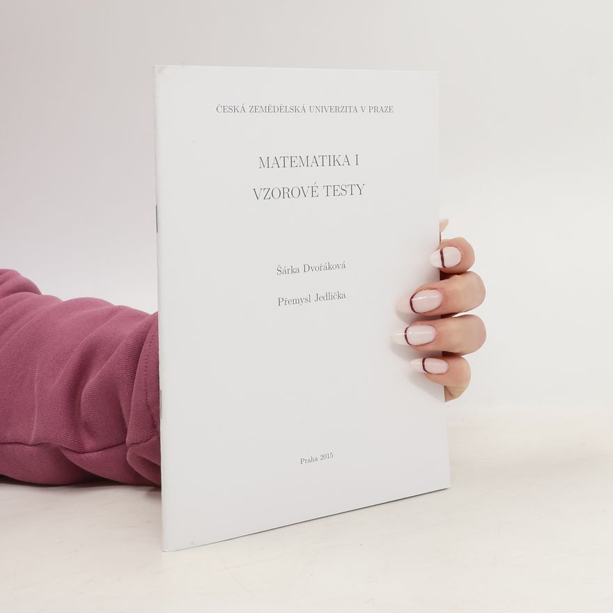 Přemysl Jedlička Matematika I vzorové testy