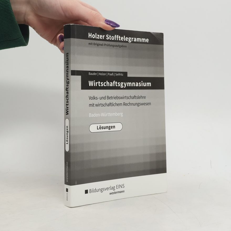 Various authors Holzer Stofftelegramme Wirtschaftsgymnasium