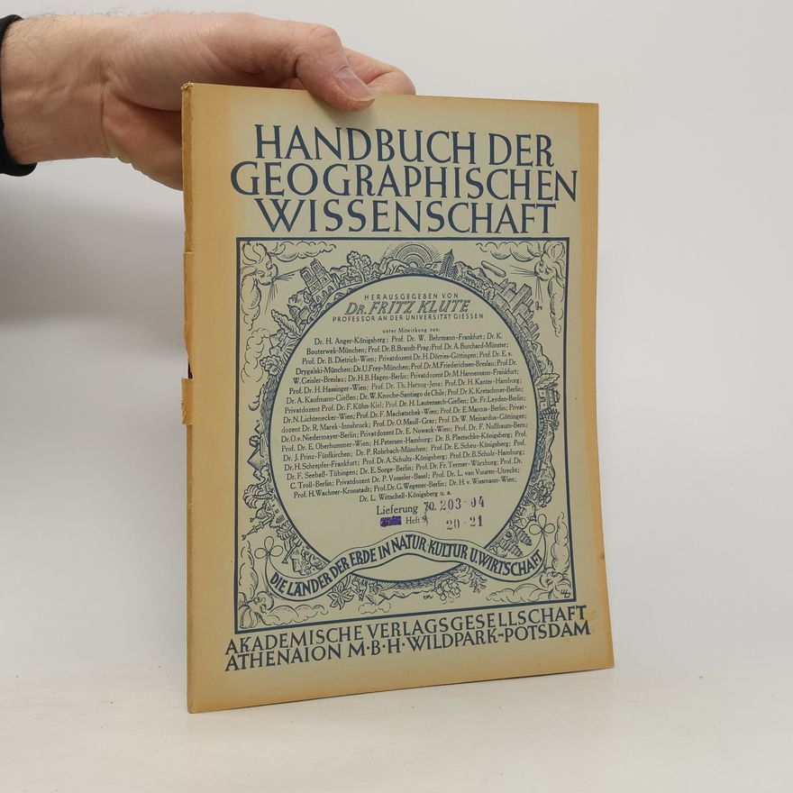 AA.VV. Handbuch der Geographischen Wissenschaft