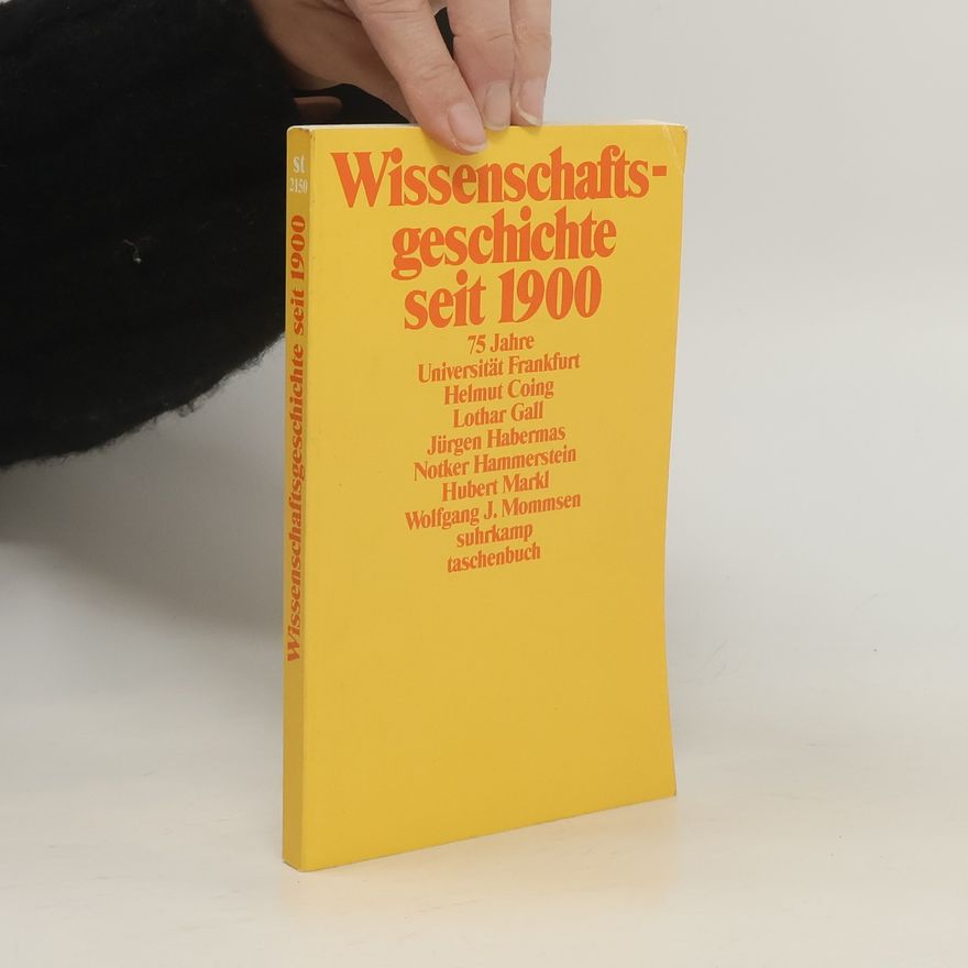 Helmut Coing Wissenschaftsgeschichte seit 1900