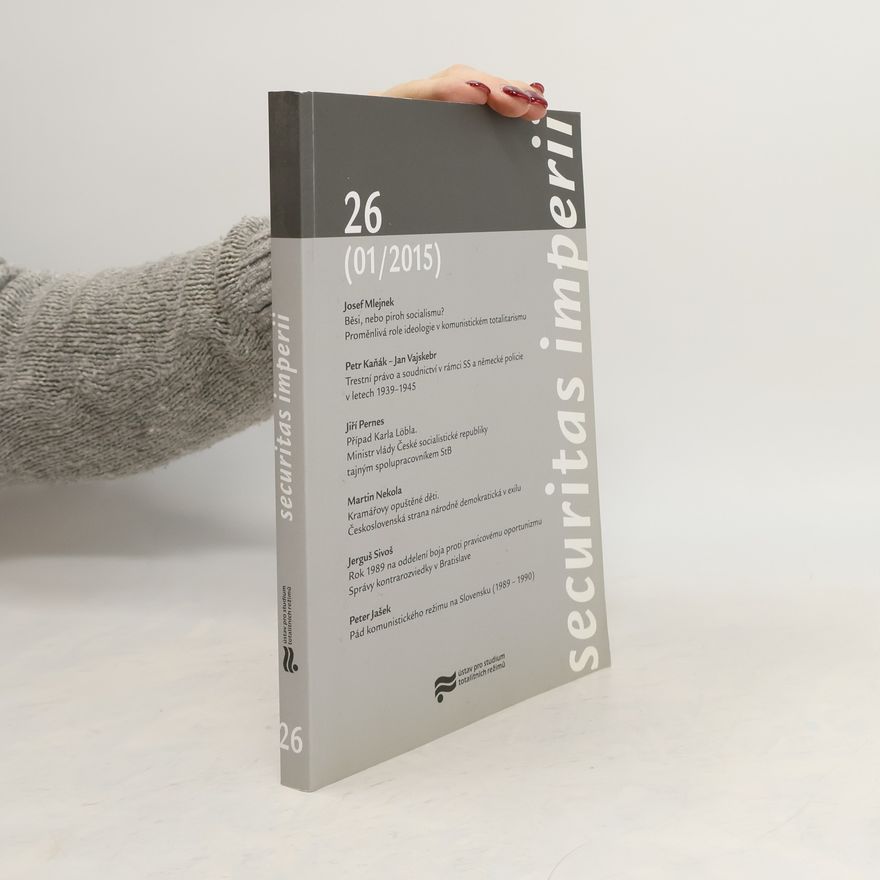 Kolektiv autorů Securitas Imperii 26 (01/2015)
