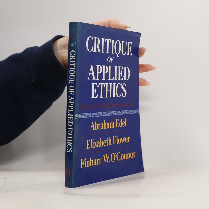 Abraham Edel Critique of Applied Ethics