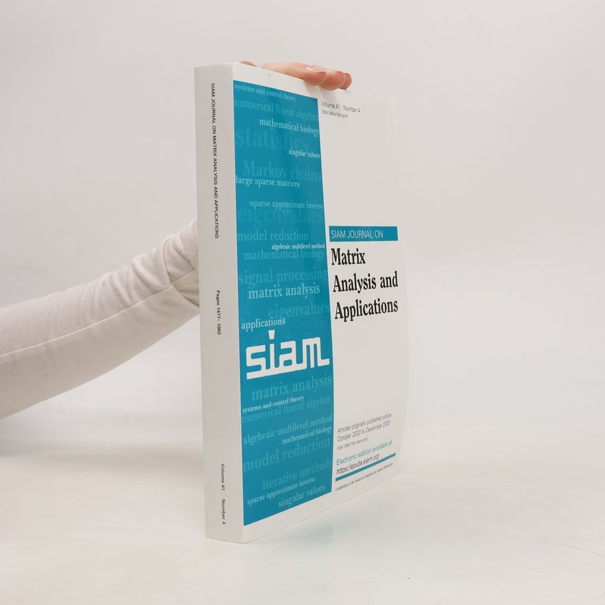 Kolektiv autorů SIAM Journal on Matrix Analysis and Applications