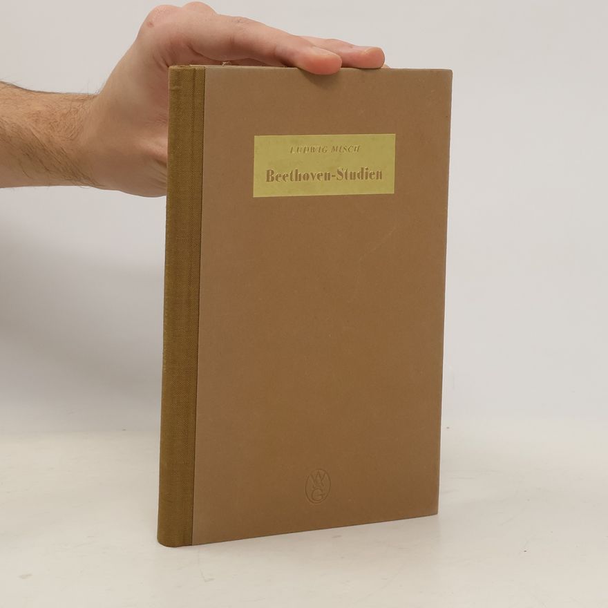 Ludwig Misch Beethoven Studien