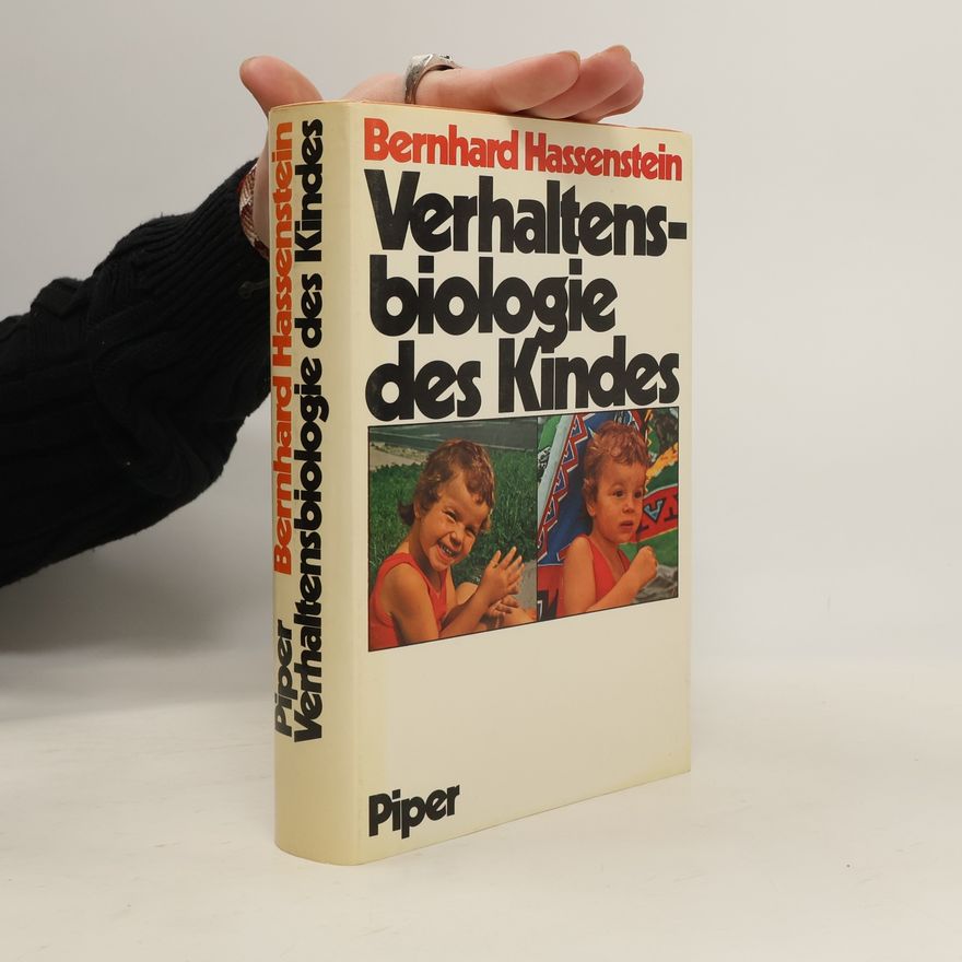 Bernhard Hassenstein Verhaltensbiologie des Kindes