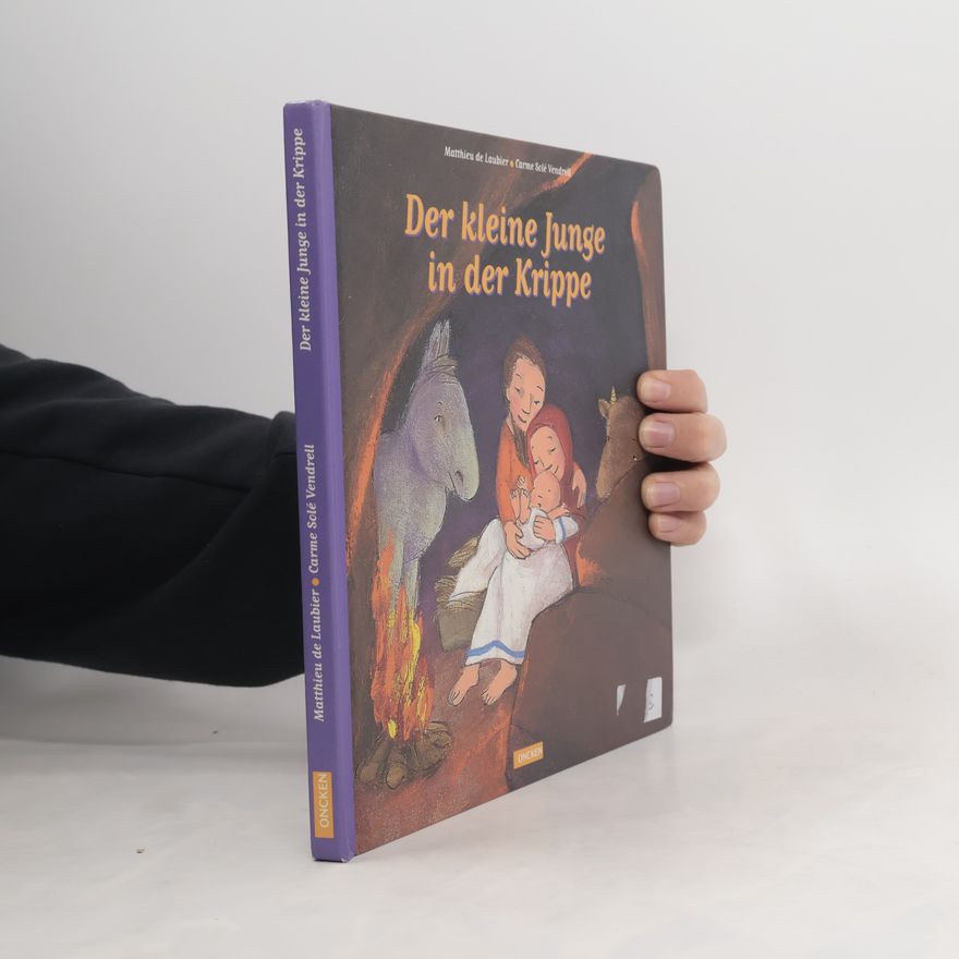 Matthieu de Laubier Ein kleiner Junge in der Krippe