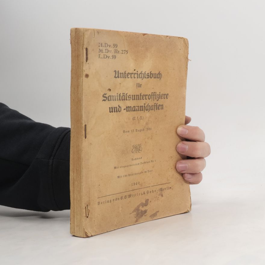 Autorenkollektiv Unterrichtsbuch für Sanitätsunteroffiziere und mannschaften