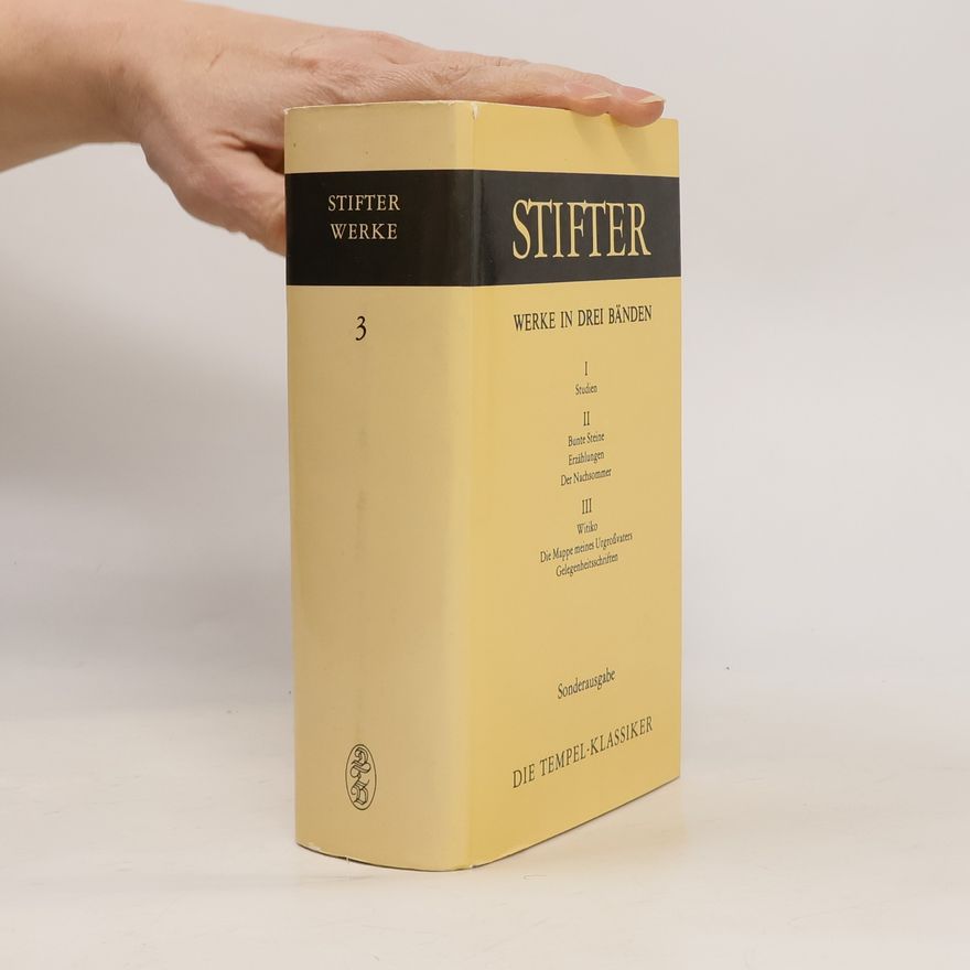 Adalbert Stifter Sämtliche Werke 3