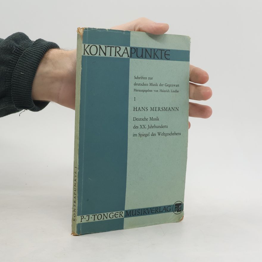 Hans Mersmann Kontrapunkte 1