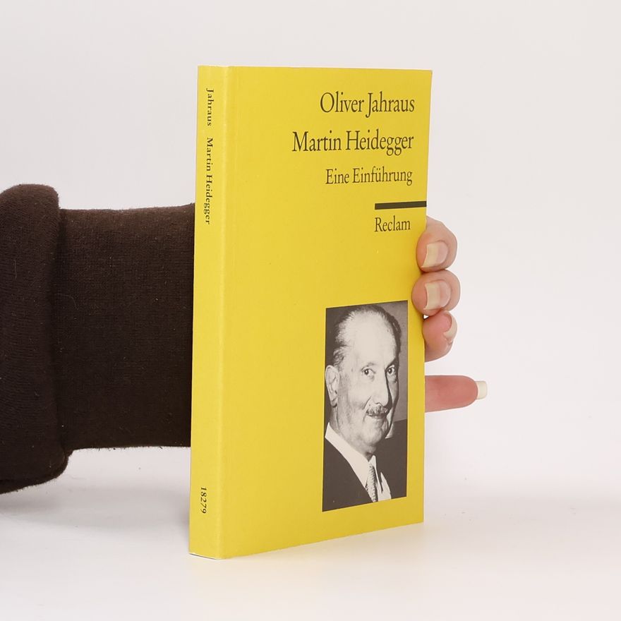 Oliver Jahraus Martin Heidegger