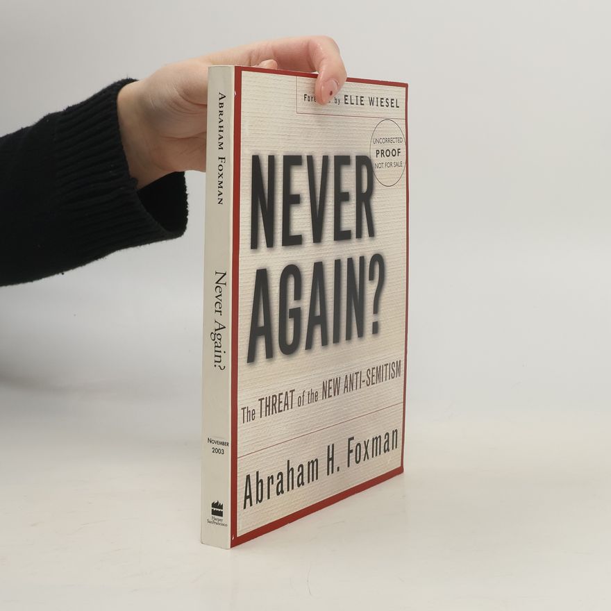 Abraham Foxman Never Again?