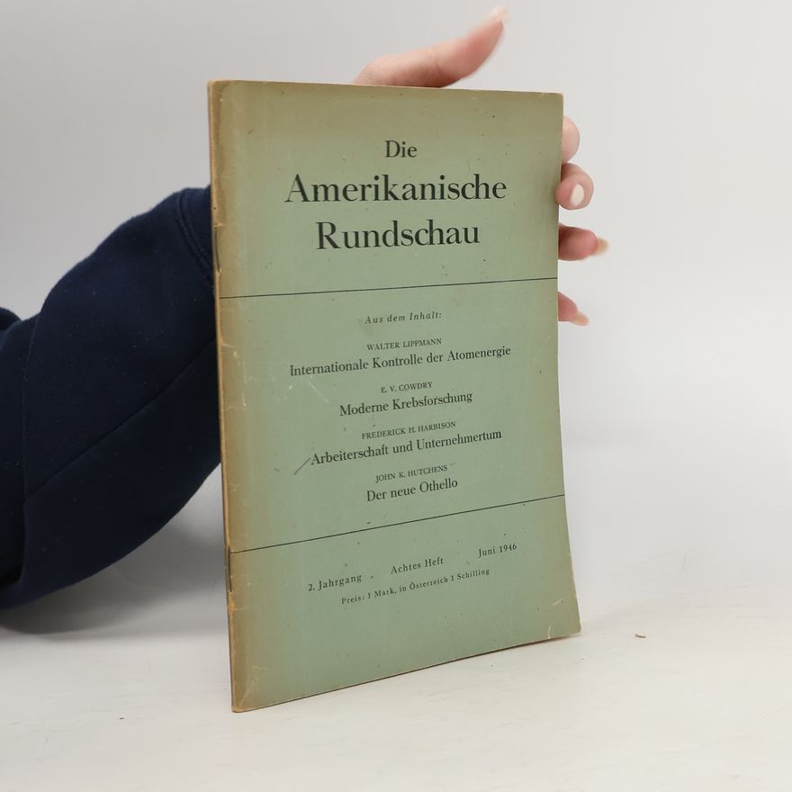 Various authors Die Amerikanische Rundschau