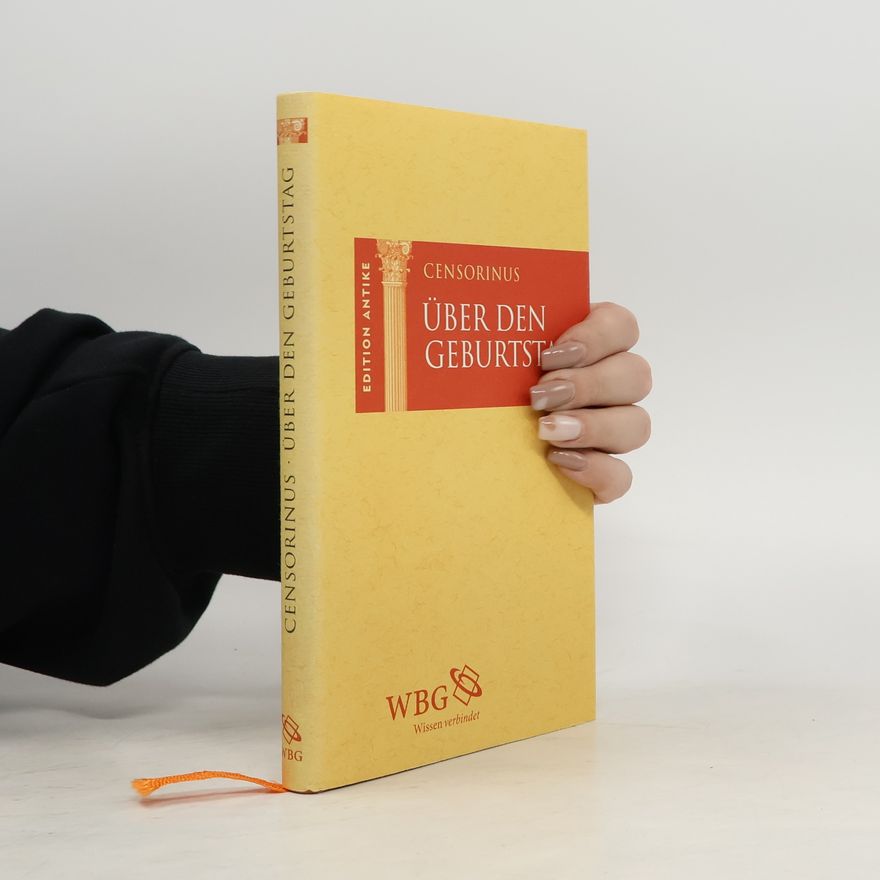 Censorinus Grammaticus Über den Geburtstag