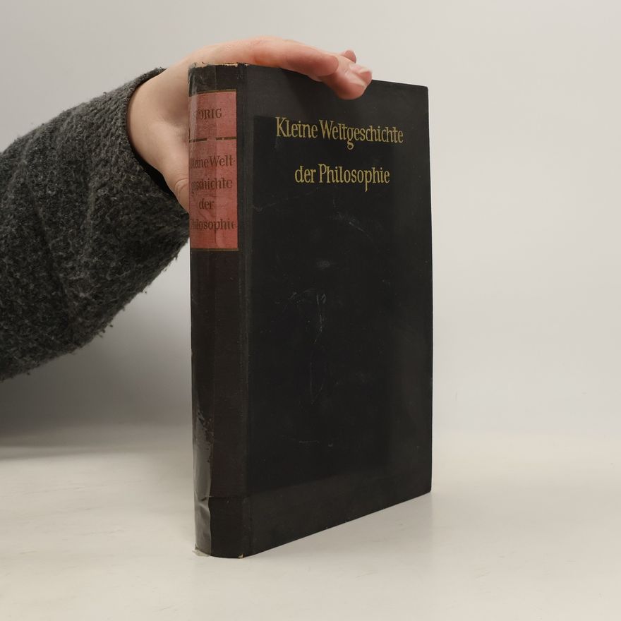 Hans Joachim Störig Kleine Weltgeschichte der Philosophie