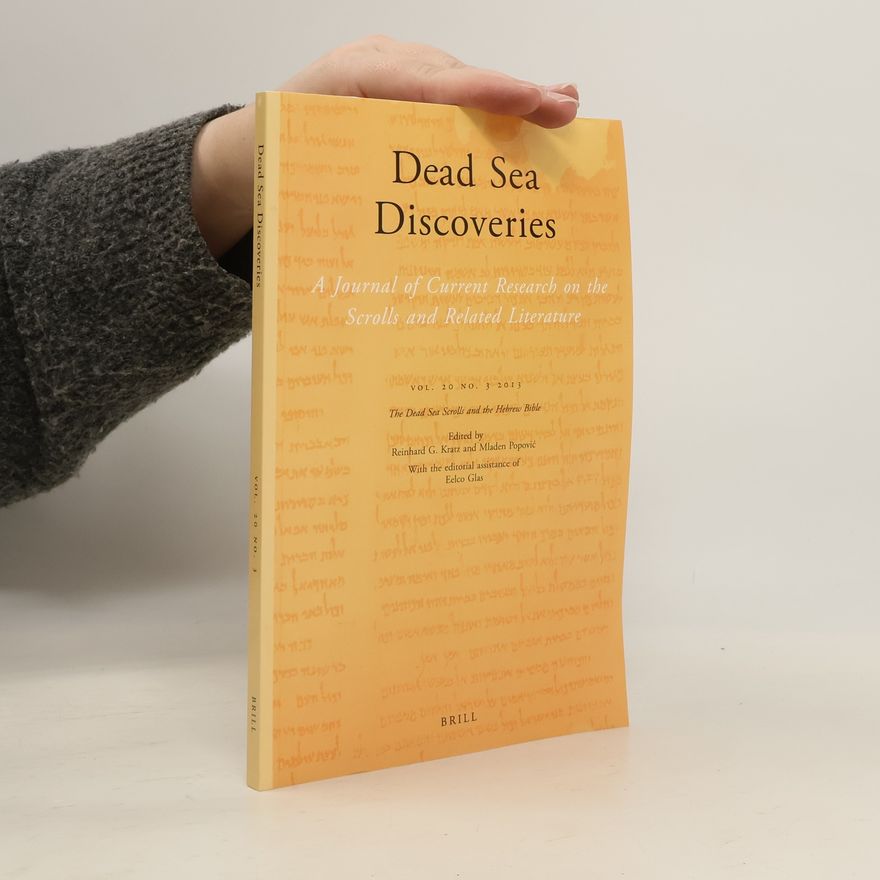 Collectif d'auteurs Dead Sea Discoveries Vol. 20. No. 3