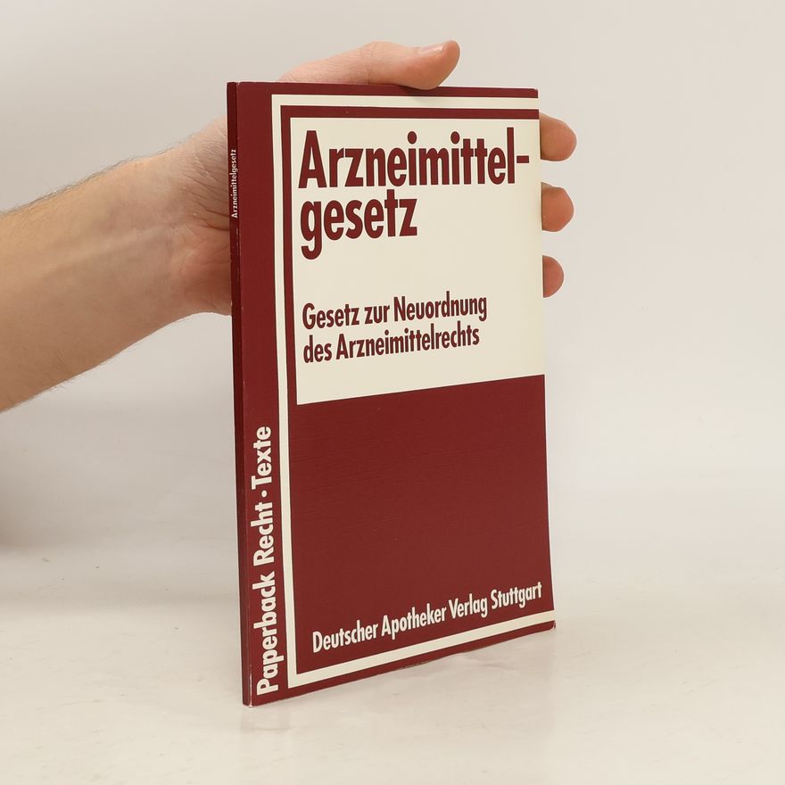 Various authors Arzneimittelgesetz