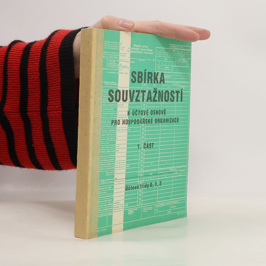 Antonín Jeřábek Sbírka souvztažností k účtové osnově pro hospodářské organizace 1