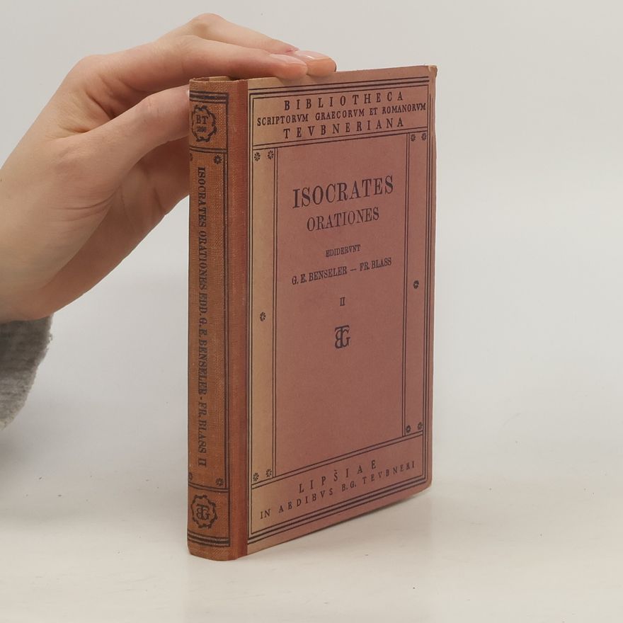 Auteurscollectief Isocratis - Orationes