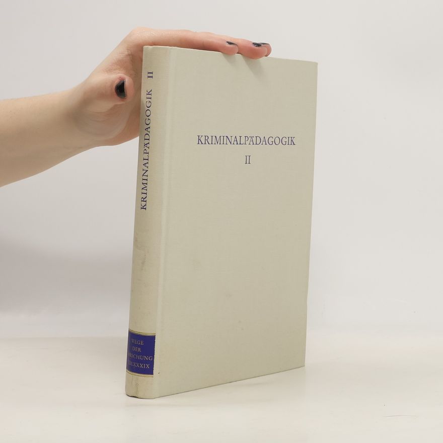Karl-Josef Kluge Kriminalpädagogik