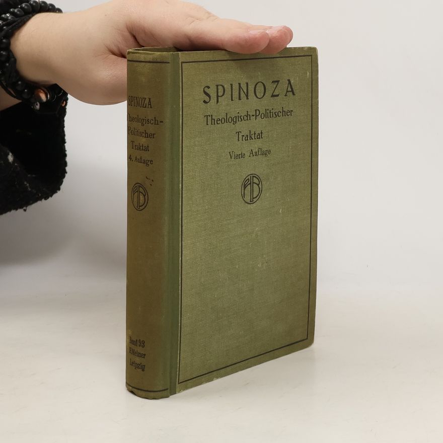 Carl Gebhardt Spinoza