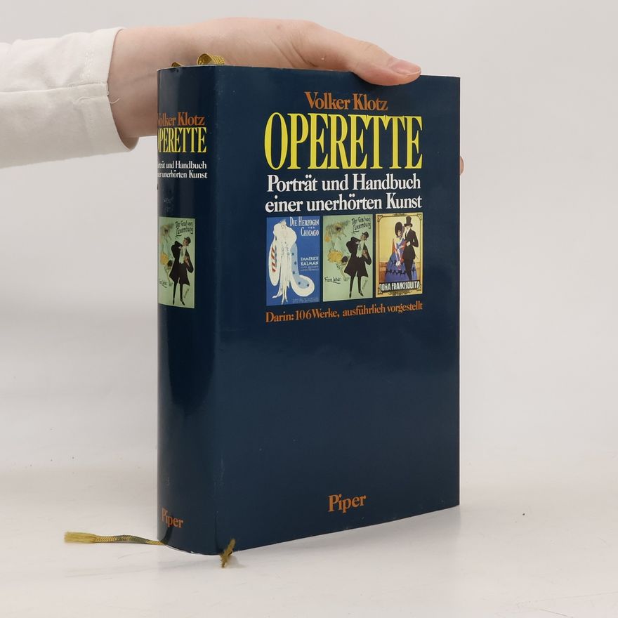 Volker Klotz Operette