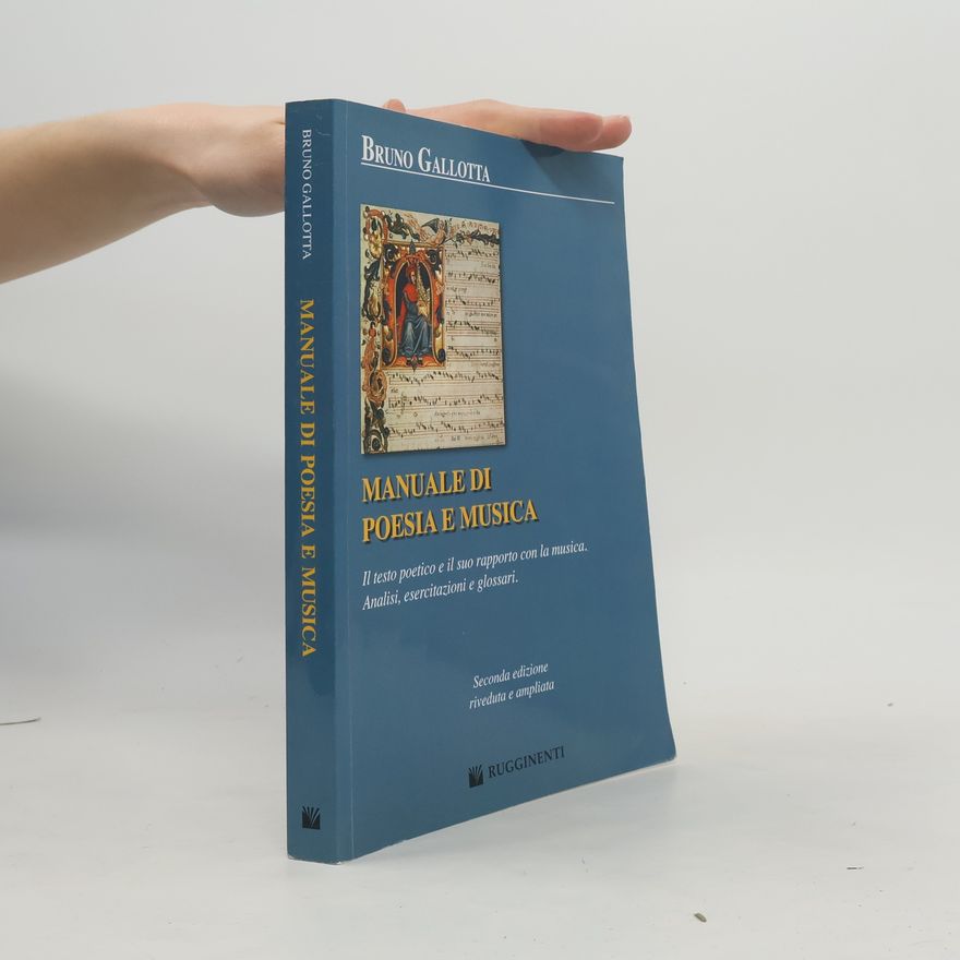 Bruno Gallotta Manuale di poesia e musica