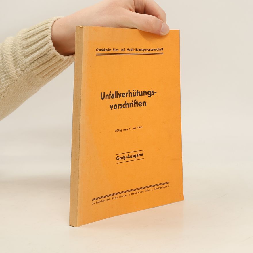 Various authors Unfallverhütungs-Vorschriften