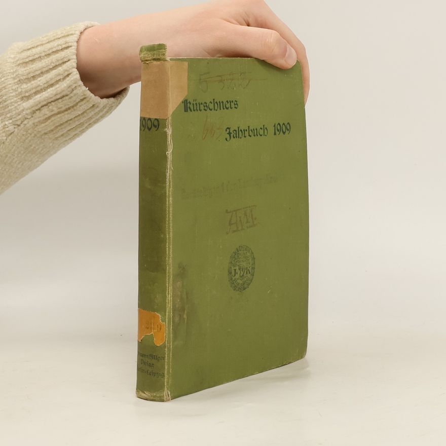 Joseph Kürschner Kürschners Jahrbuch 1909