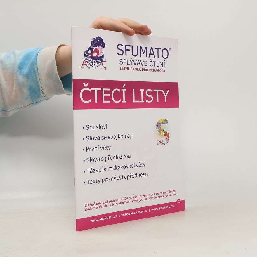 Mária Navrátilová Sfumato splývavé čtení. Čtecí listy