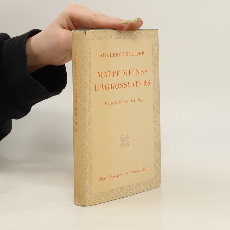 Adalbert Stifter Mappe meines Urgrossvaters