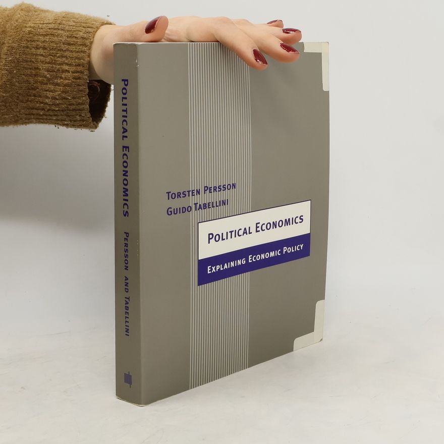 Guido Tabellini Political Economics