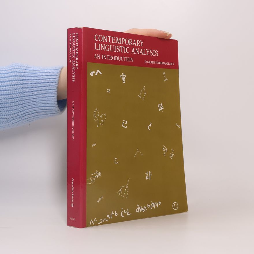 William Delaney O'Grady Contemporary Linguistic Analysis