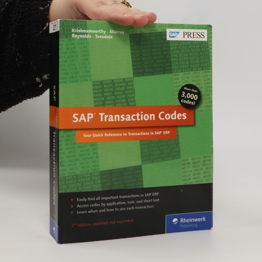 Peter Teesdale SAP Transaction Codes