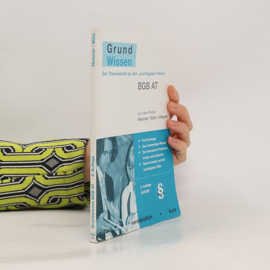 Karl-Edmund Hemmer Grundwissen BGB AT