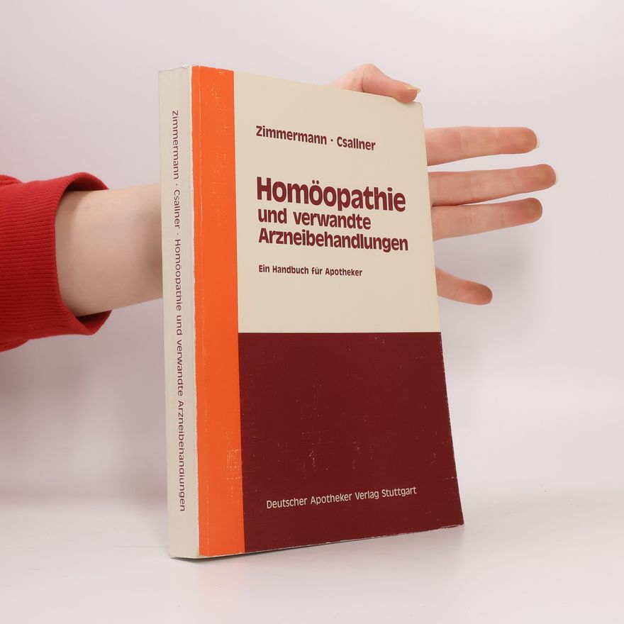 Walther Zimmermann Homöopathie und verwandte Arzneibehandlungen