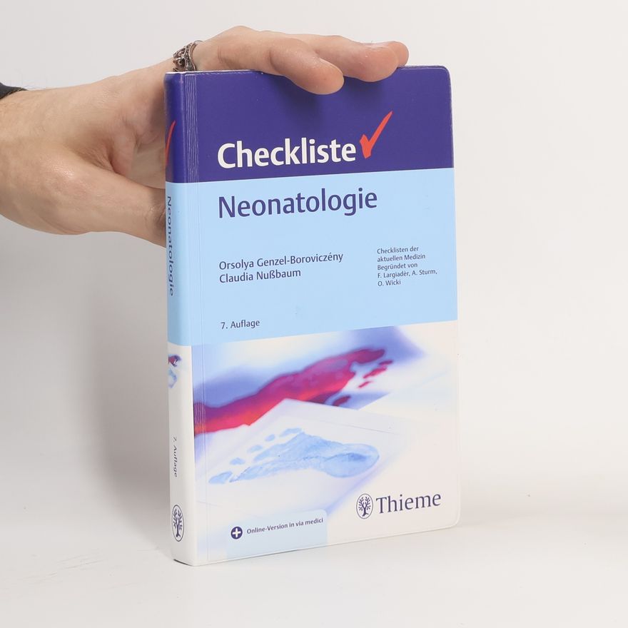 Autorenkollektiv Checkliste Neonatologie