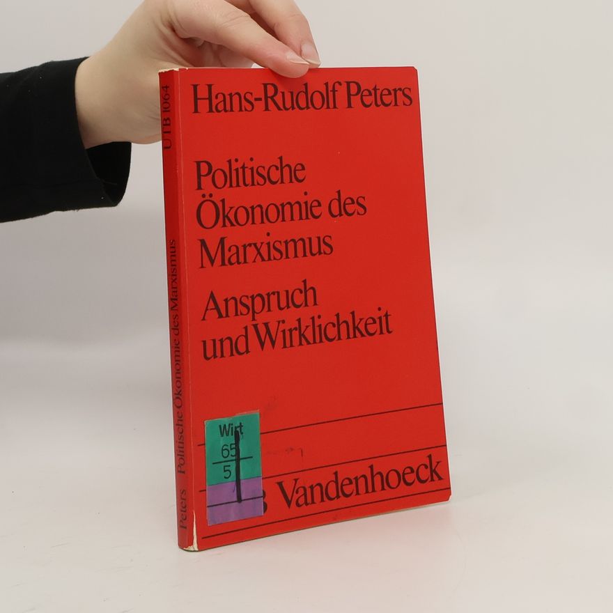 Hans Rudolf Peters Politische Ökonomie des Marxismus