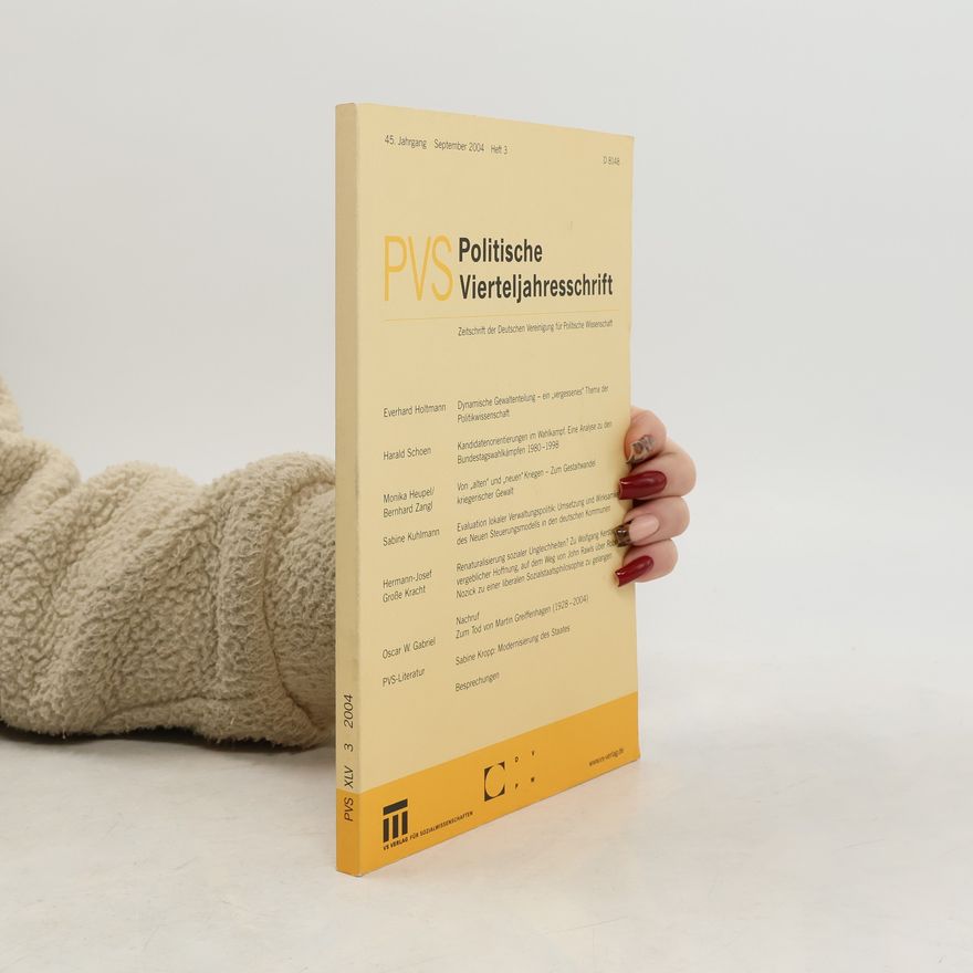 Autorenkollektiv Politische Vierteljahresschrift 3/2004. Heft 1
