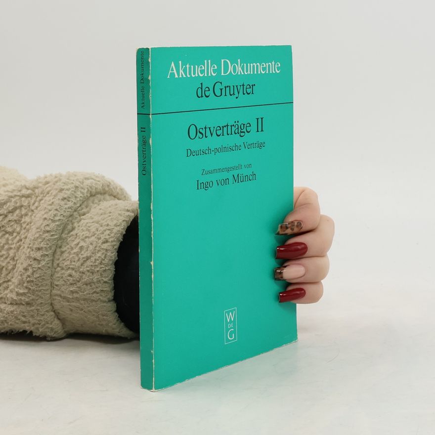 Various authors Ostverträge II. Deutsch-Polnische Verträge