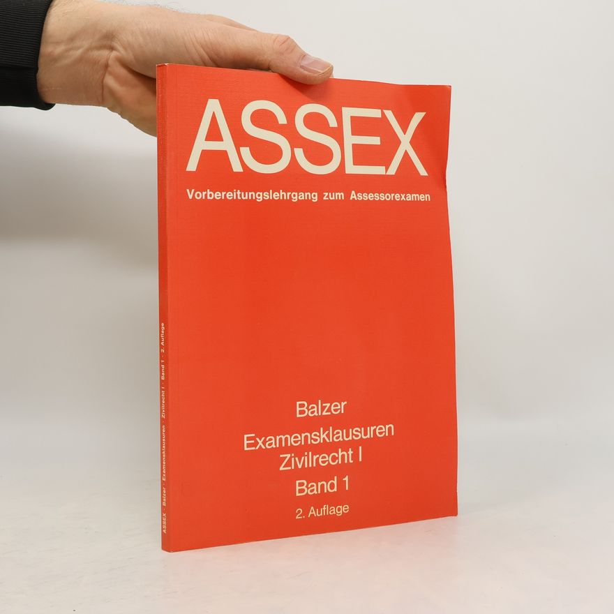 Christian Balzer Examensklausuren Zivilrecht I.
