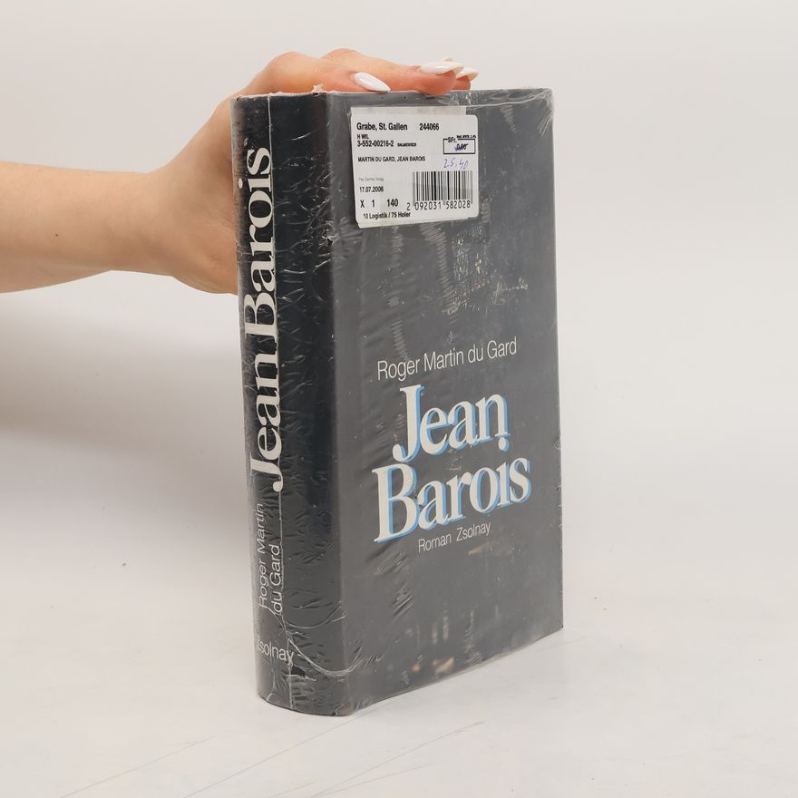 Roger Martin du Gard Jean Barois