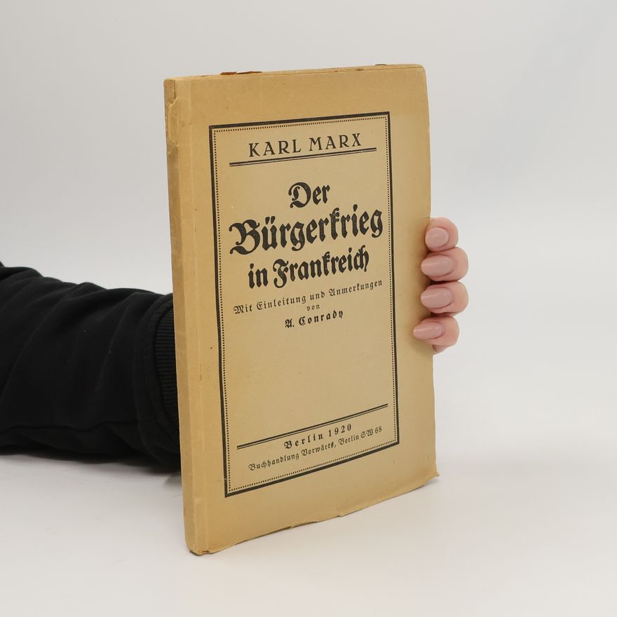 Karl Marx Der Bürgerkrieg in Frankreich