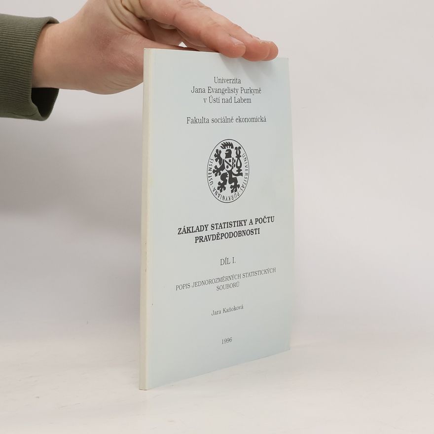 Jara Kaňoková Základy statistiky a počtu pravděpodobnosti