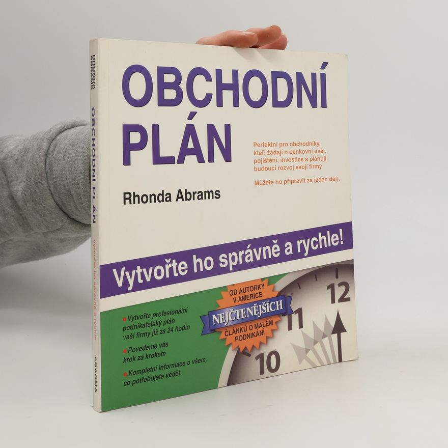 Julie Vallone Obchodní plán. Vytvořte ho správně a rychle!