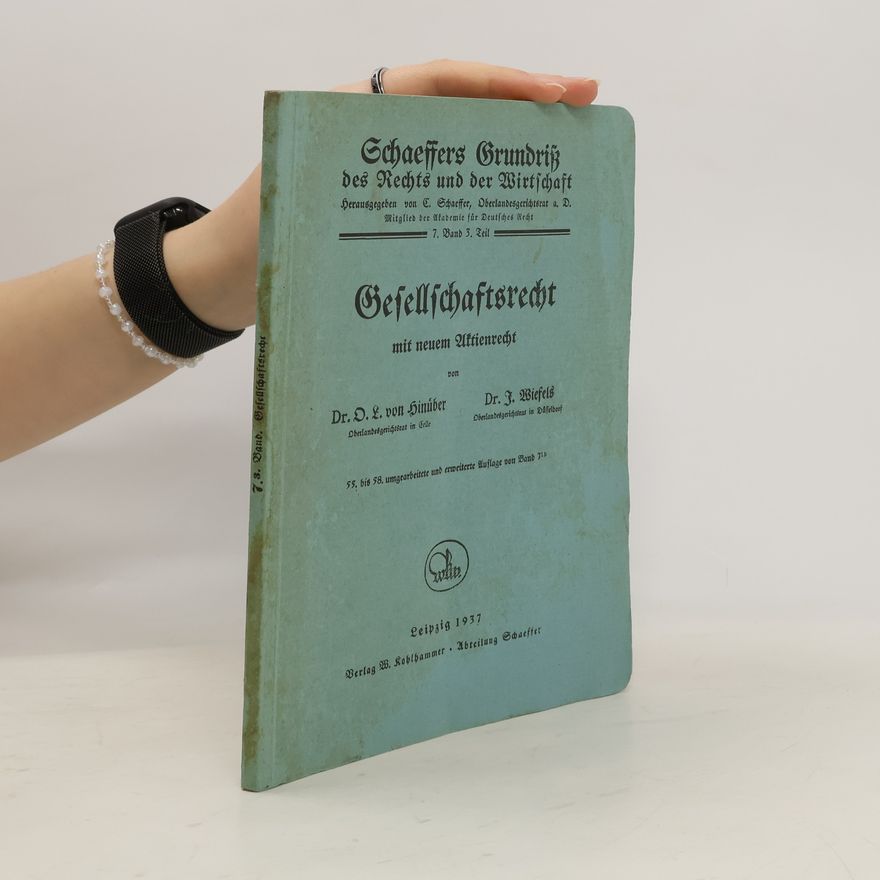 Oskar Leuer von Hinüber Gesellschaftsrecht