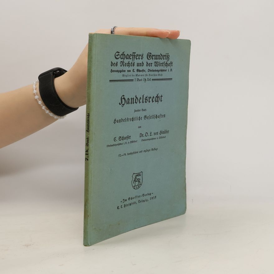 Autorenkollektiv Schaeffers Grundriß des Rechts und der Wirtschaft