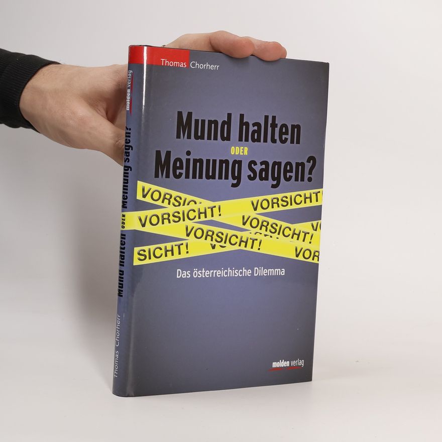 Thomas Chorherr Mund halten oder Meinung sagen?